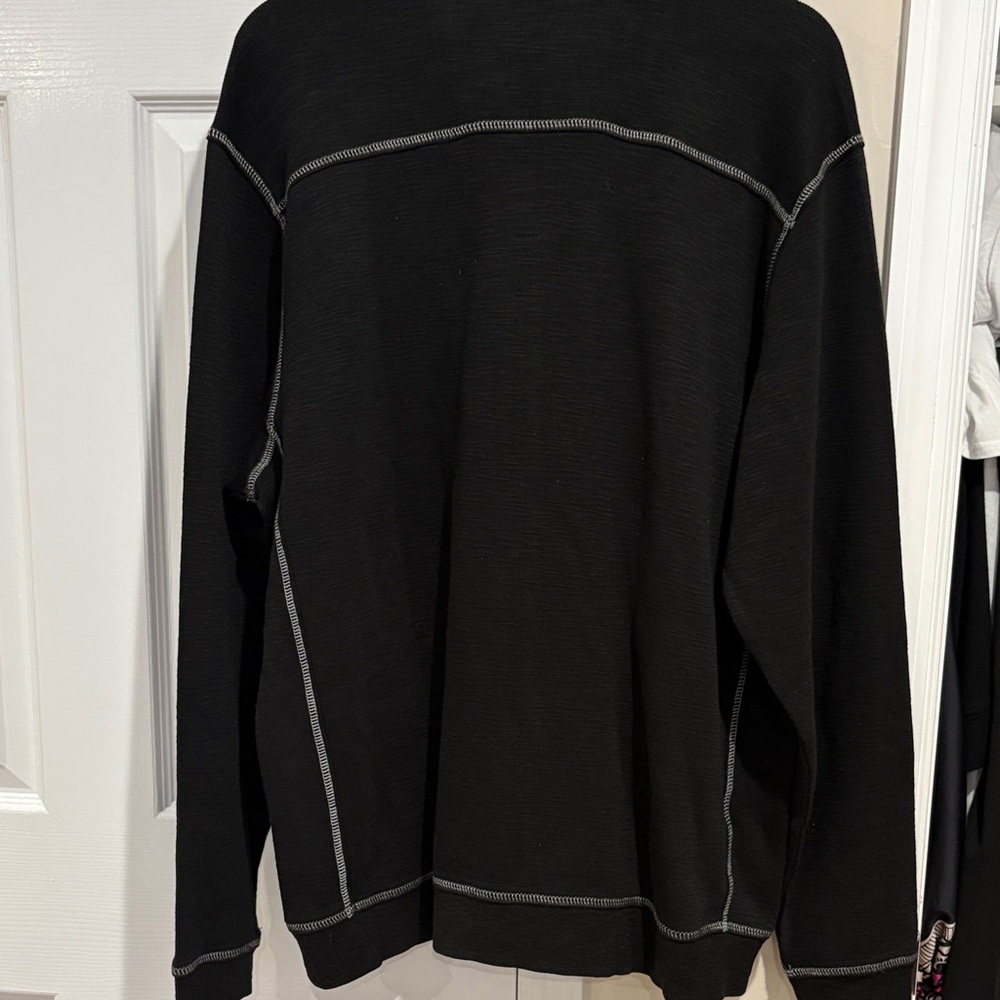 Mens Tommy Bahama Black Zip-Up - Picture 5 of 5